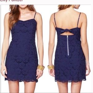 Lilly Pulitzer Navy Lace Dress